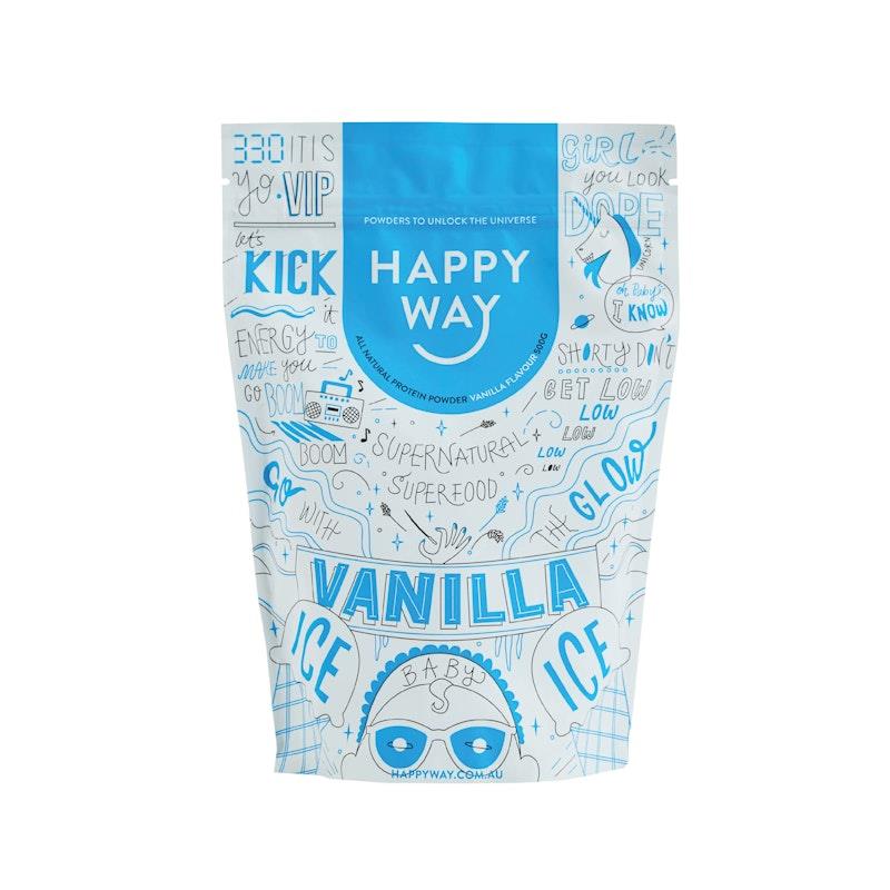 Load image into Gallery viewer, Happy Way Vanilla Whey Protein Powder 500g
