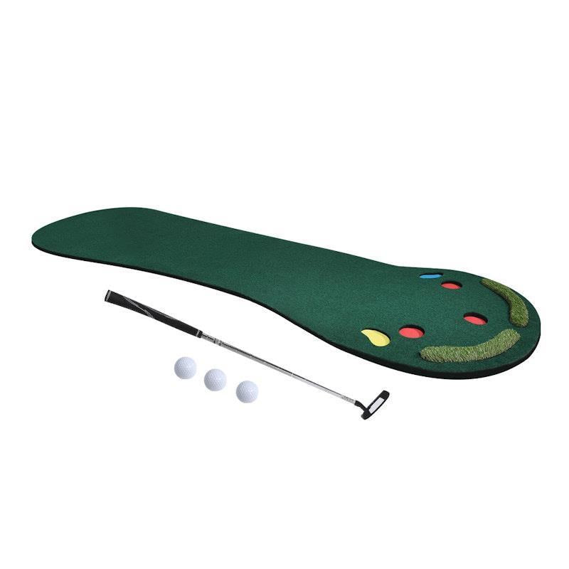Load image into Gallery viewer, Centra 3M Golf Putting Mat Practice Training Indoor Outdoor Portable Slope Balls One Size
