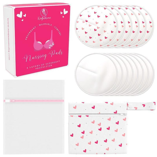 Ninja Mama Super Soft Washable Breast Pads Pack of 14