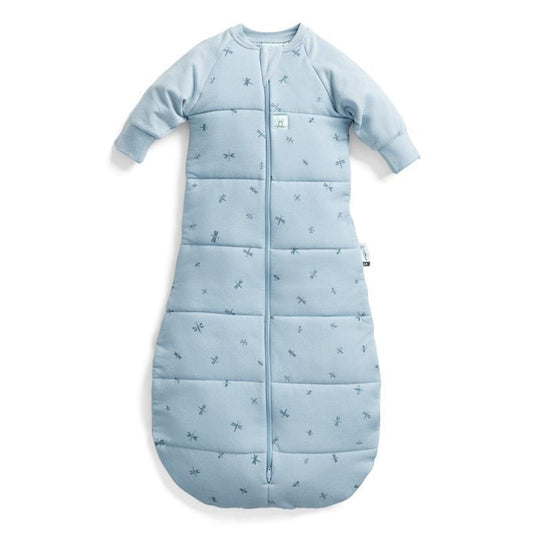 ergoPouch Jersey Sleeping Bag 3.5 TOG Sleeved Dragonflies 3-12Months