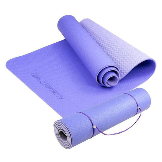 Powertrain TPE Pilates Exercise Yoga Mat 8mm Light Purple