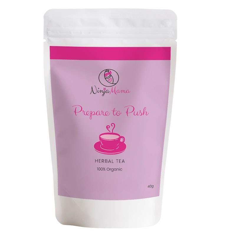 Load image into Gallery viewer, Ninja Mama Prepare to Push Loose Leaf Raspberry Leaf Tea 40g

