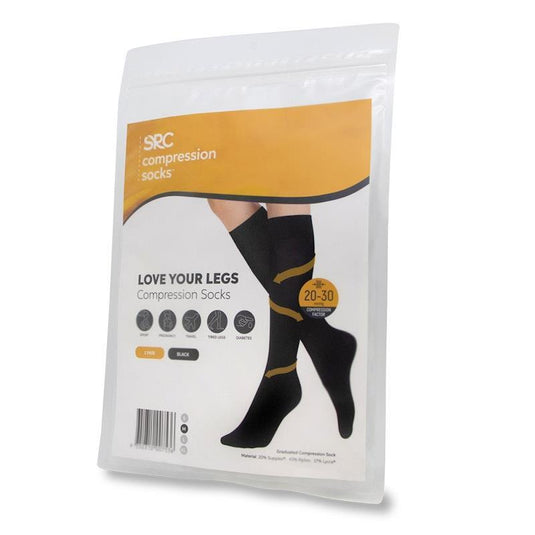 SRC Compression Socks for Women Black S
