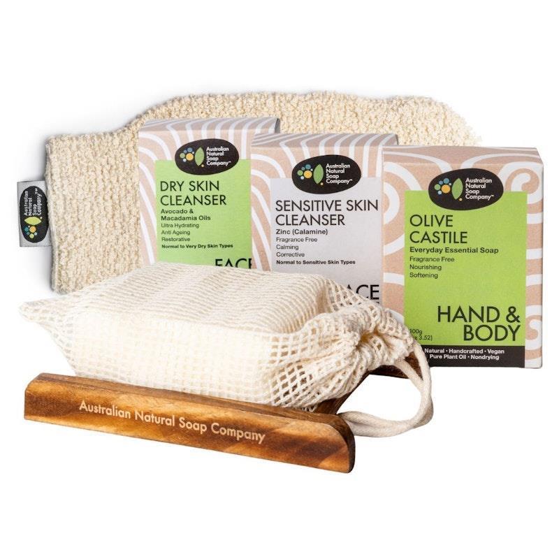Load image into Gallery viewer, Australian Natural Soap Company Sensitive Skin Bundle Pack

