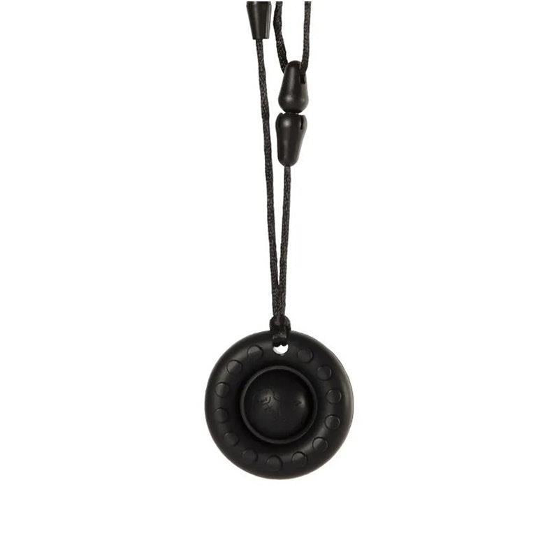 Load image into Gallery viewer, Sensory Safari Sensory Necklace Pop Black
