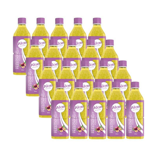 Aloe Mate Aloe Vera 500mL Passion Fruit 20Pack