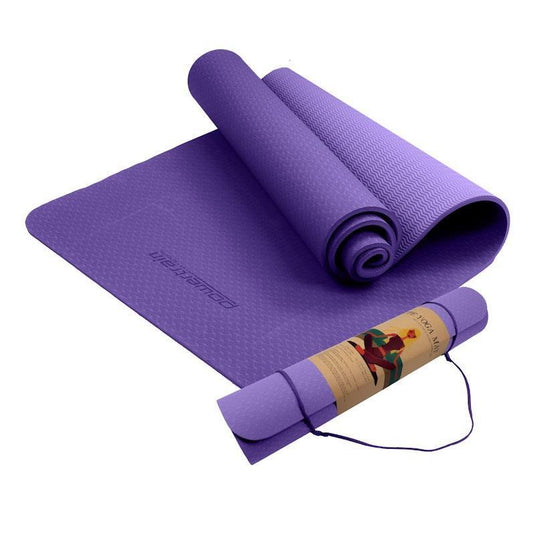 Powertrain TPE Yoga Pilates Exercise Mat 6mm Lilac