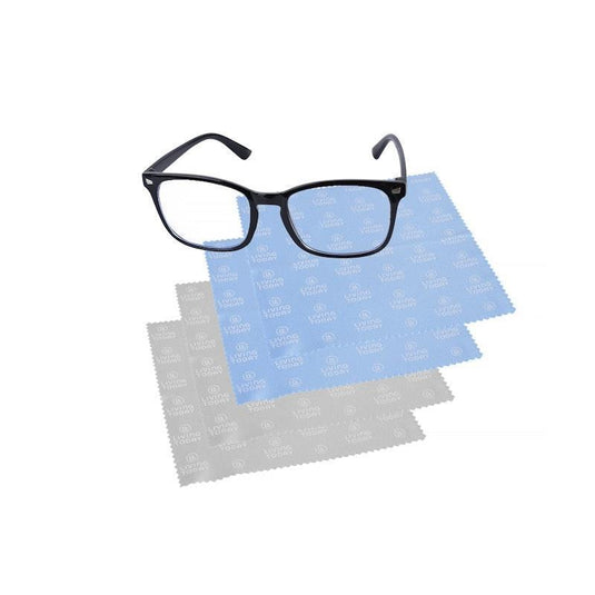 Living Today Blue Light Filter Glasses and 4pc Lens Polishing Cloth Pack