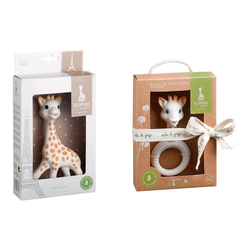 Load image into Gallery viewer, Sophie la girafe and Ring Teether Bundle
