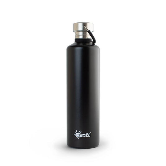 Cheeki 1 Litre Insulated Classic Bottle Black