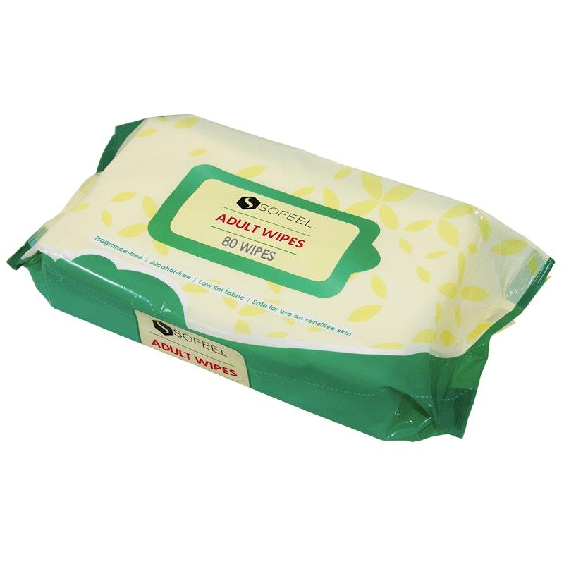Load image into Gallery viewer, Sofeel Wet Adult Wipes 80 Wipes 10Pack

