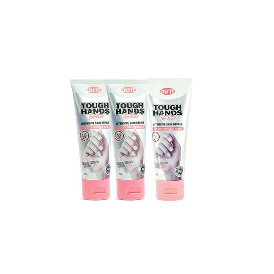 DU'IT Tough Hands for Her Cherry Blossom 75g | Anti-Aging Hand Cream 3Pack