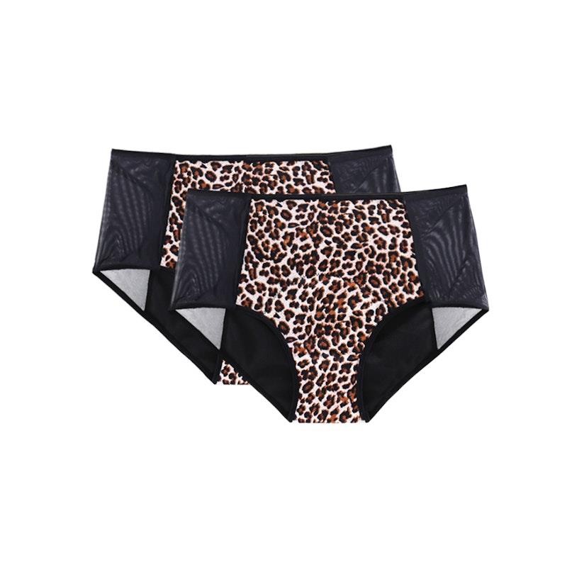 Load image into Gallery viewer, Peachy Bums 2pk Mesh Period Underwear - Full Brief Size 20
