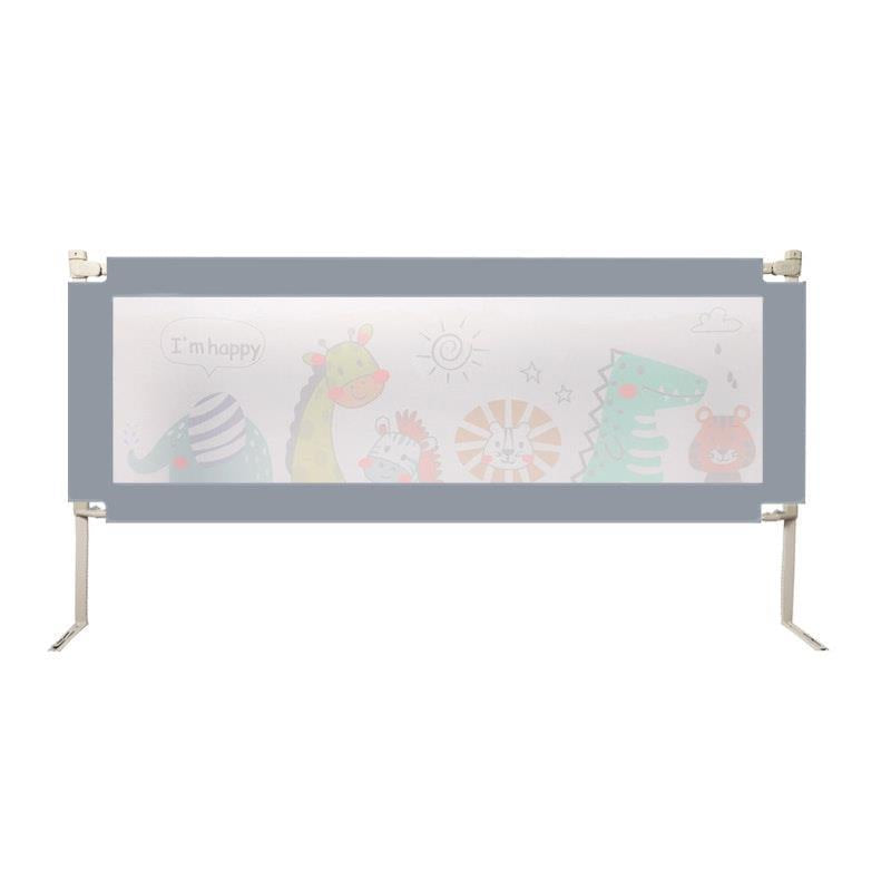 Load image into Gallery viewer, BoPeep Kids Baby Safety Bed Rail Guard Adjustable Folding Child Toddler Grey Medium
