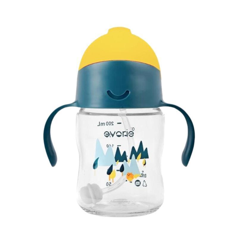 Load image into Gallery viewer, Evorie Tritan Baby 360 Straw Water Bottle Sippy Cup 200mL, Bumble Bee 1Unit
