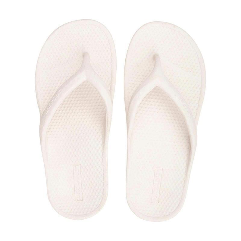 Load image into Gallery viewer, Archline Orthotic Foam Thongs Arch Support Flip Flops Orthopedic Rebound - White Euro Size 42
