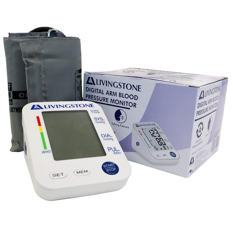 Load image into Gallery viewer, Livingstone Digital Blood Pressure Monitor with Talking Feature 1set
