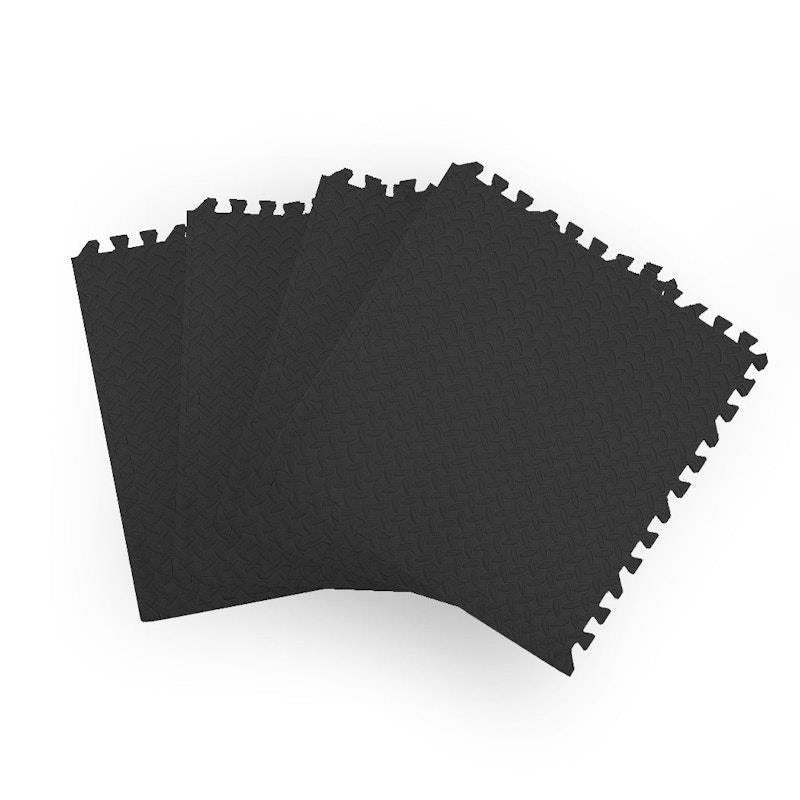 Load image into Gallery viewer, BoPeep EVA Foam Kids Play Mat Floor Baby Crawling Interlocking Waterproof Black 4Pack
