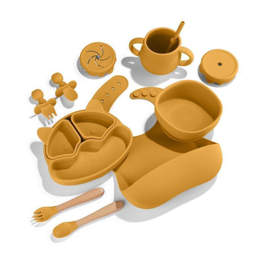 Zoe Sage Silicone Baby Feeding Set 11pc Bundle Sundance