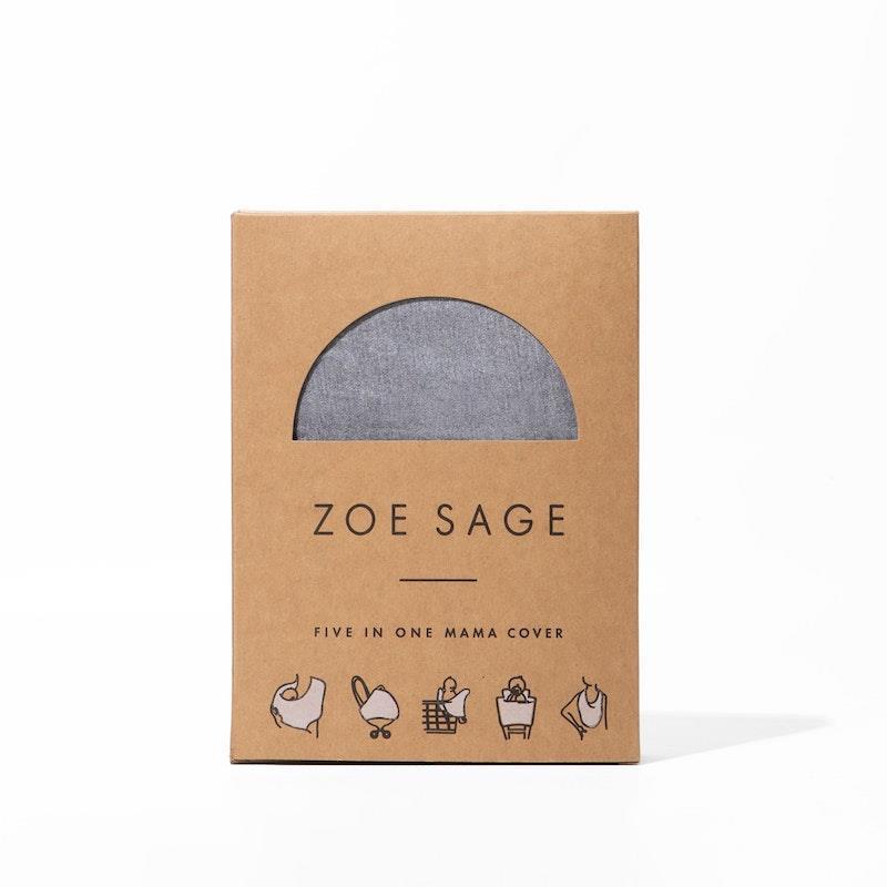 Load image into Gallery viewer, Zoe Sage 5 in 1 Multi-Use Mama Cover Grey Stone 1pc
