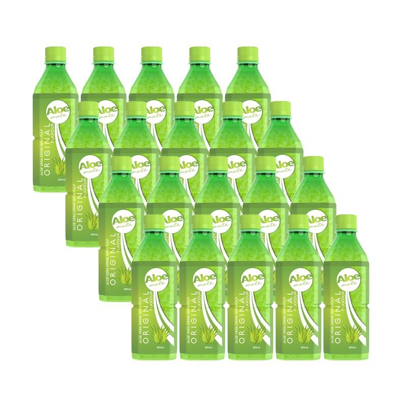 Load image into Gallery viewer, Aloe Mate Aloe Vera 500mL Original 20Pack
