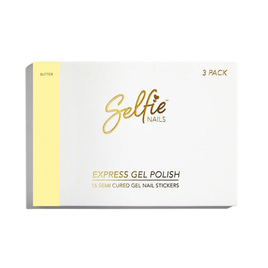 Selfie Nails Express Gel Polish Butter 3 Pack