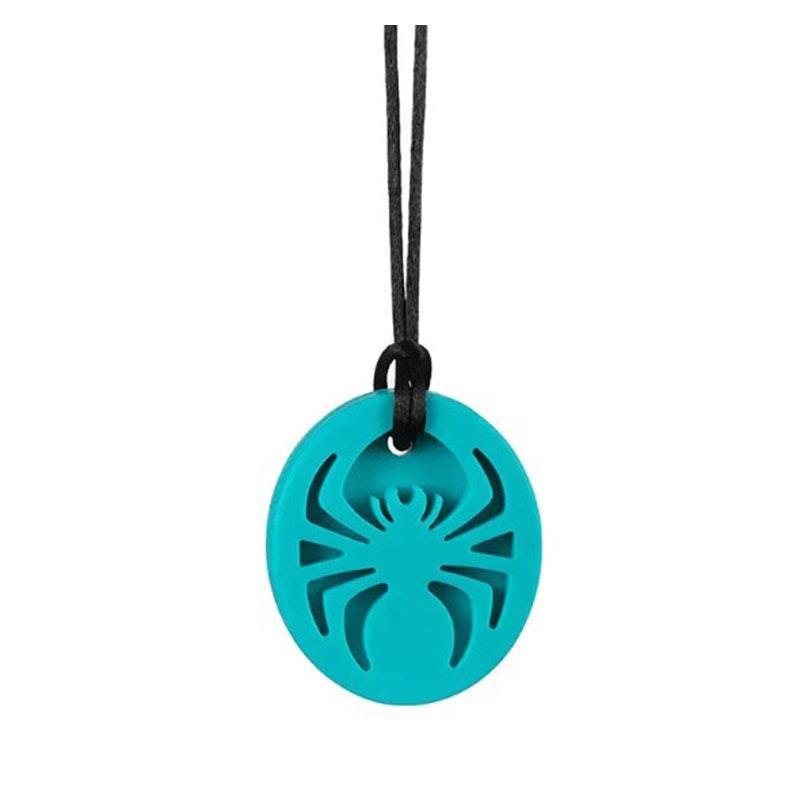 Load image into Gallery viewer, Sensory Safari Sensory Necklace Spider Light Blue

