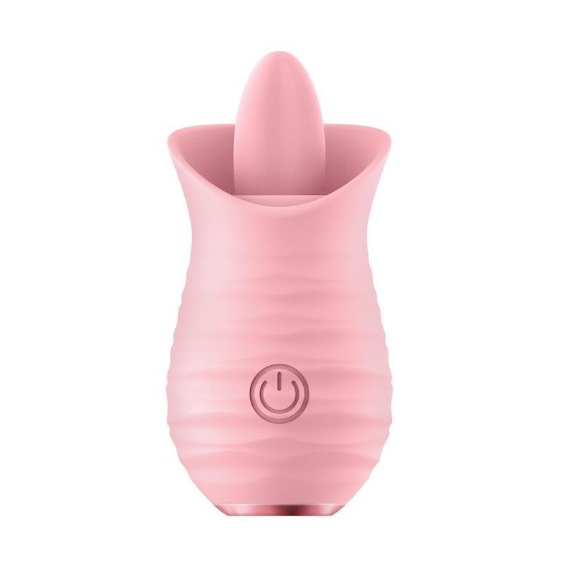 Load image into Gallery viewer, Luv Inc Tongue Flickering Vibrator Pink 1pc
