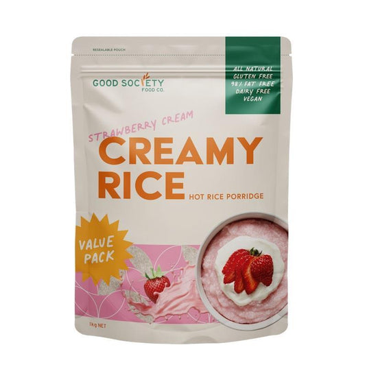 Good Society Food Co. Cream Creamy Rice - Strawberry Cream 1Kg