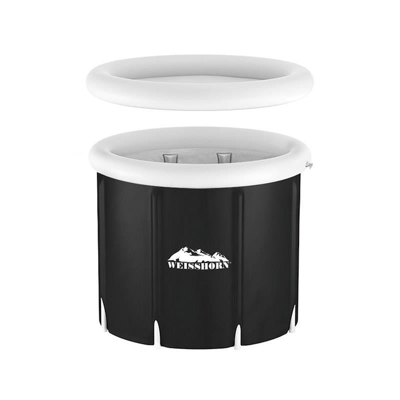 Load image into Gallery viewer, Weisshorn Foldable Bathtub Portable Ice Bath Tub Inflatable Spa Massage 70X80cm
