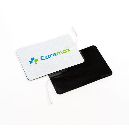 Caremax Premium Cloth Long Life Electrode Pads (XXXL Size) - 15cm x 10cm for (Pin Connector) 2Pack