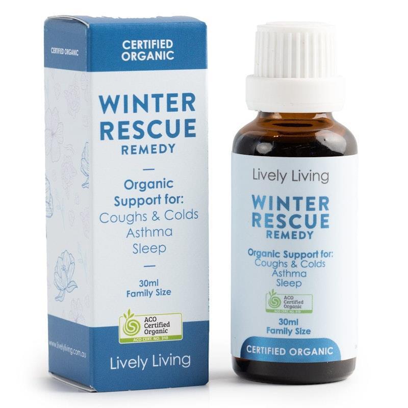 Load image into Gallery viewer, Lively Living Winter Rescue Organic 30ml Family Size 1unit

