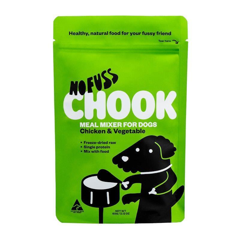 Load image into Gallery viewer, No Fuss Chook &amp; Vegetables Meal Mixer Dog Food 60g
