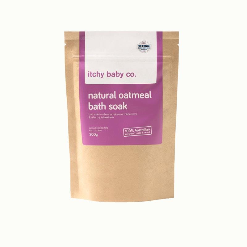 Load image into Gallery viewer, Itchy Baby Co. Natural Baby Oatmeal Bath Soak 200g
