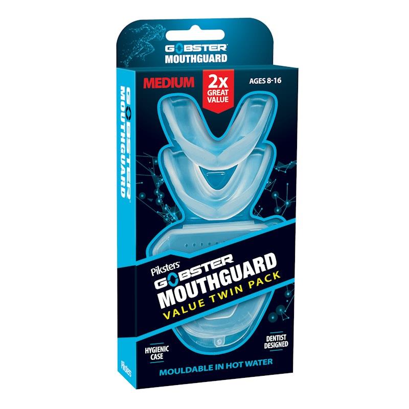 Load image into Gallery viewer, Piksters Gobster Mouthguard (with case) Medium 2pk
