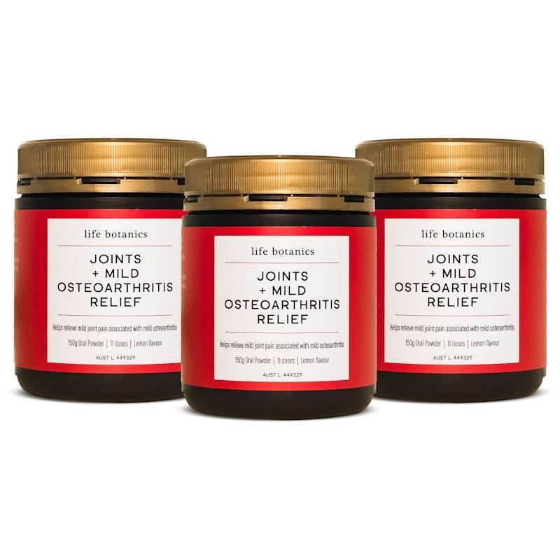 Load image into Gallery viewer, Life Botanics Joints Powder 3x150g Pack
