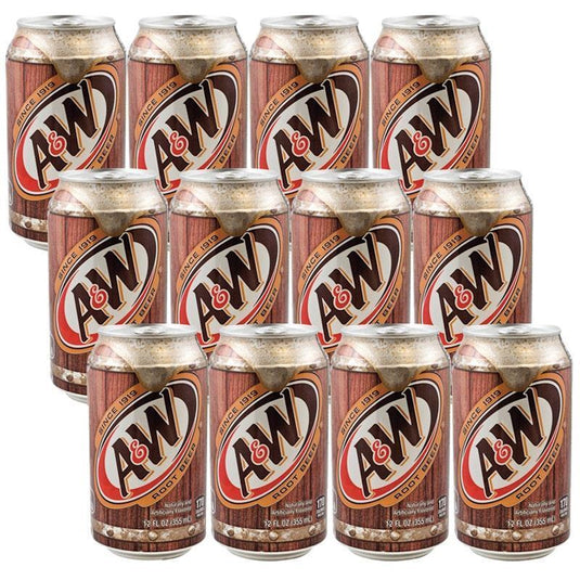 American Cans 355mL A&W Root Beer 12Pack