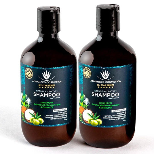 Advanced Cosmetica Six Star Series Intense Hydration Shampoo 500ml x 2 Bundle