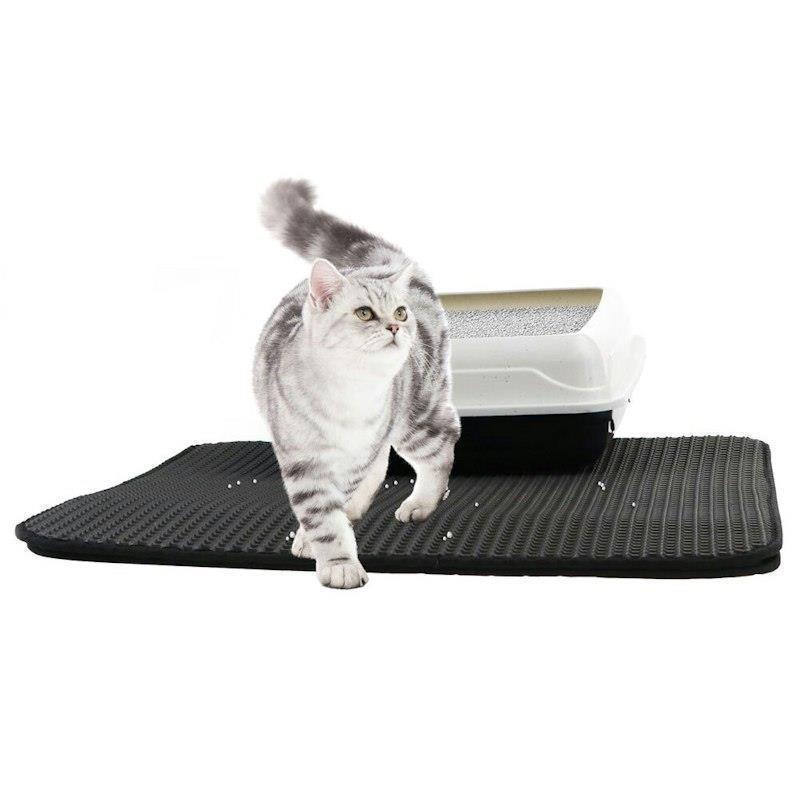 Load image into Gallery viewer, Paws &amp; Claws Dual Layer Cat Litter Trap Mat 1pc
