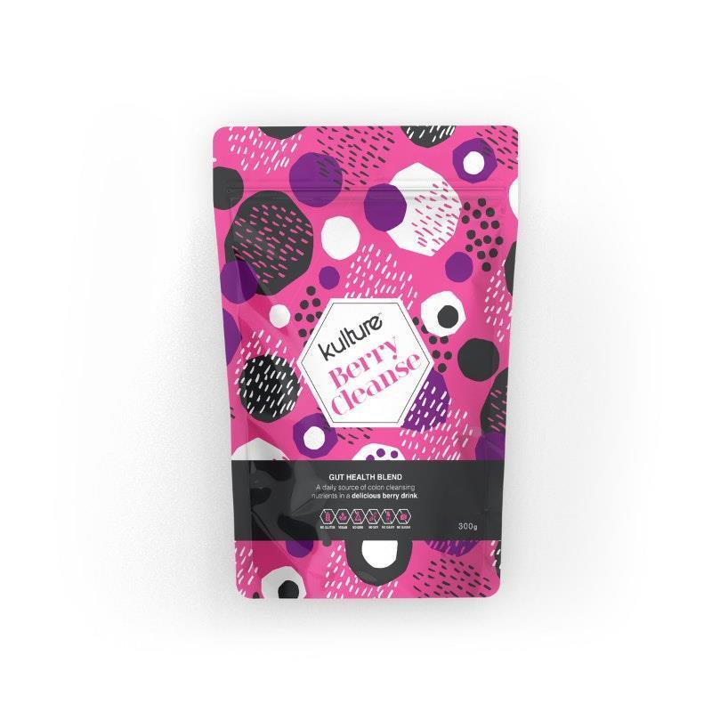 Load image into Gallery viewer, Kulture Berry Cleanse Gut &amp; Constipation 300g
