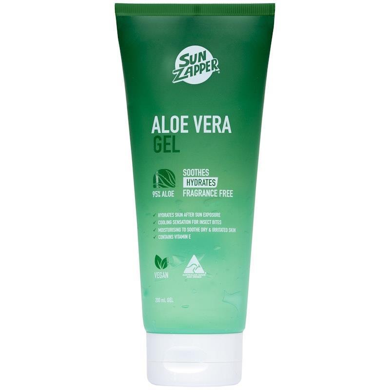 Load image into Gallery viewer, SUN ZAPPER Aloe Vera Gel 95% Pure Aloe 200ml
