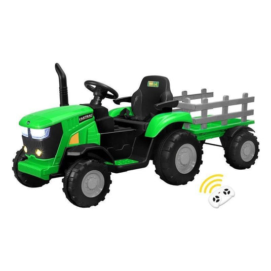 Mazam Kids Ride On Car Tractor 12V Remote Control Electric Battery Toy XL Green