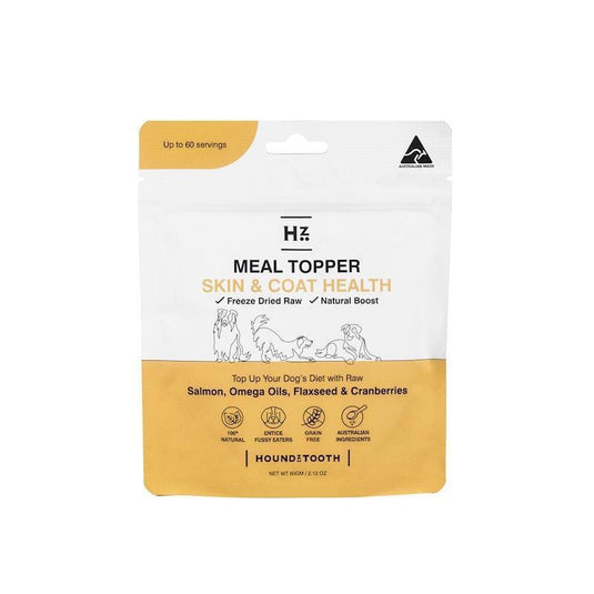 HOUNDZTOOTH Skin & Coat Health Raw Boost Meal Topper for Dogs 60g