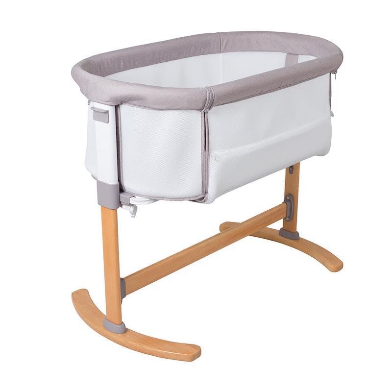 Load image into Gallery viewer, Childcare Osmo Breathable Bedside Sleeper Beech
