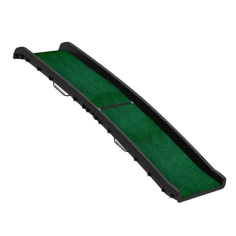 Load image into Gallery viewer, Furtastic Foldable Plastic Dog Ramp with Synthetic Grass 1Unit
