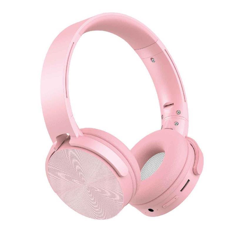 Load image into Gallery viewer, Laser Wireless Foldable Headphones Pink
