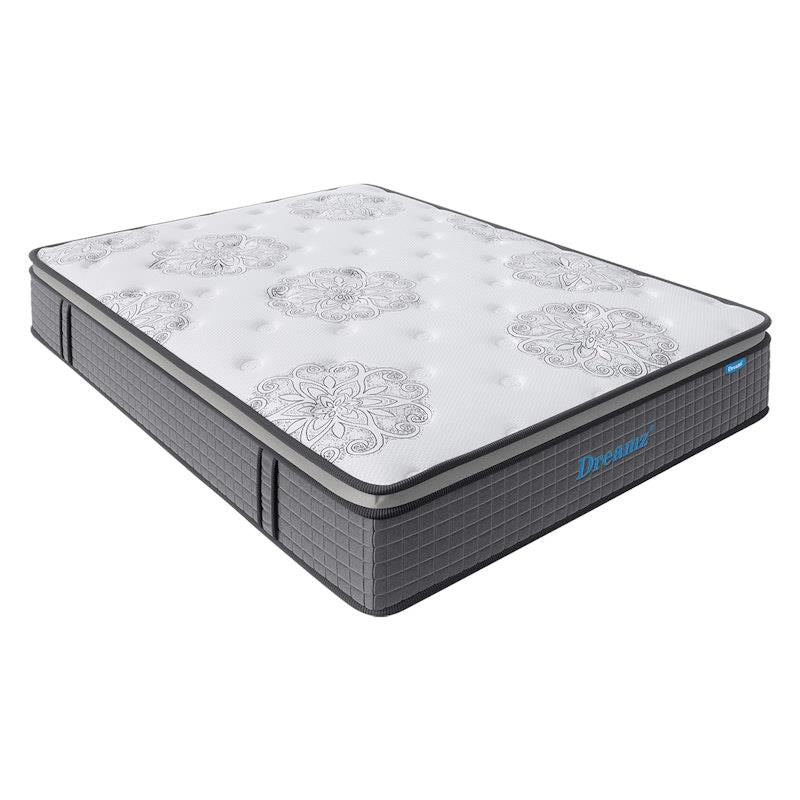 Load image into Gallery viewer, DreamZ Spring Mattress Bed Pocket Egg Crate Foam Medium Firm Queen
