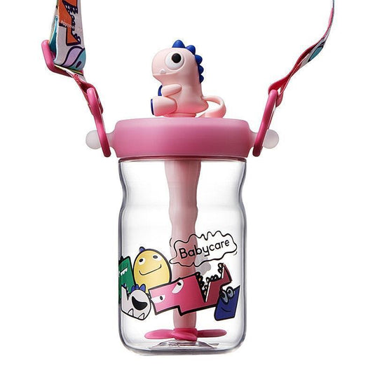 Bc Babycare T-REX TOBY Water Straw Cup Pink