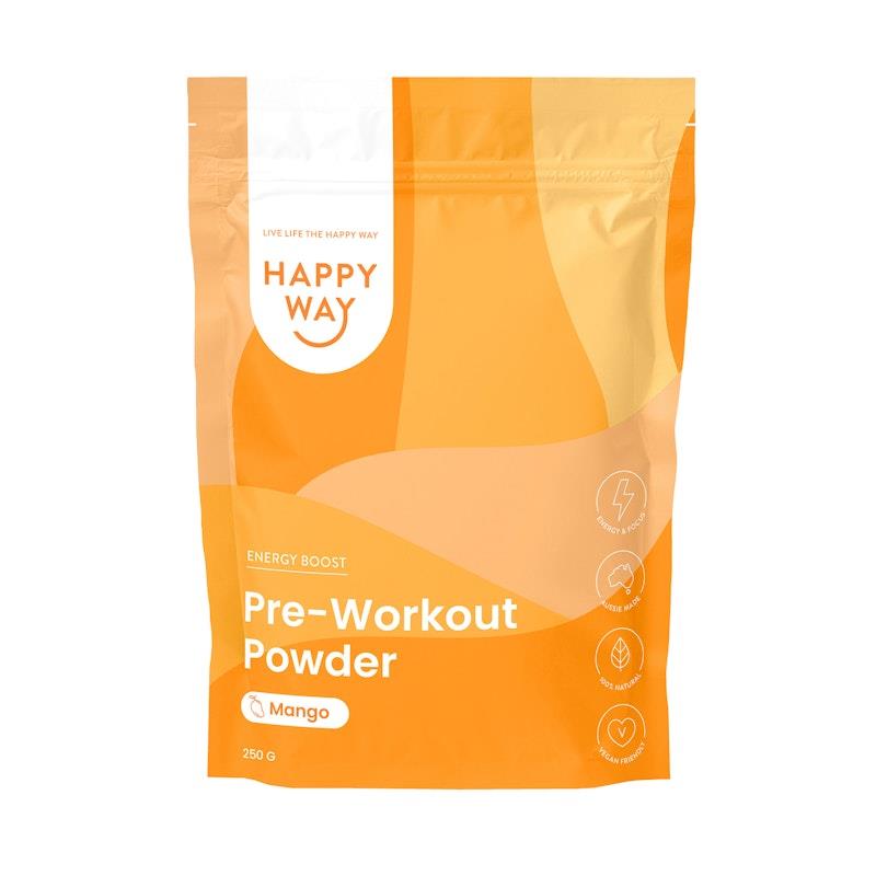 Load image into Gallery viewer, Happy Way Mango Pre-workout 250g
