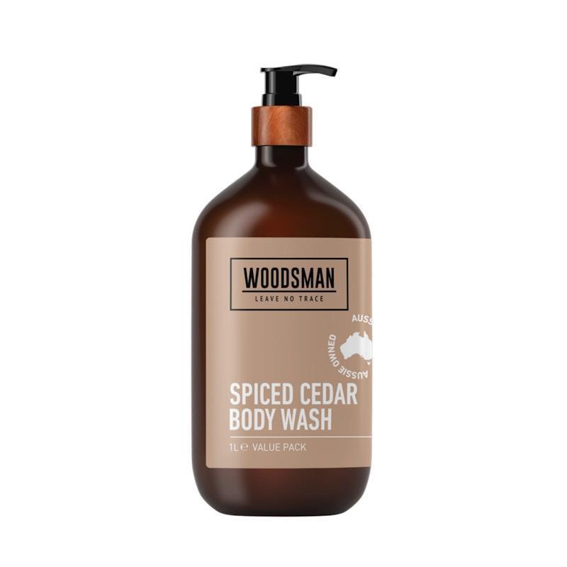 Load image into Gallery viewer, Woodsman Spiced Cedar Body Wash 1 Litre
